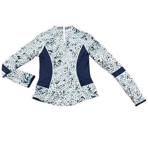 Lululemon Find Your Bliss Reversible Jacket Womens 8 Navy Blue Sporty Athleisure - Picture 5 of 12